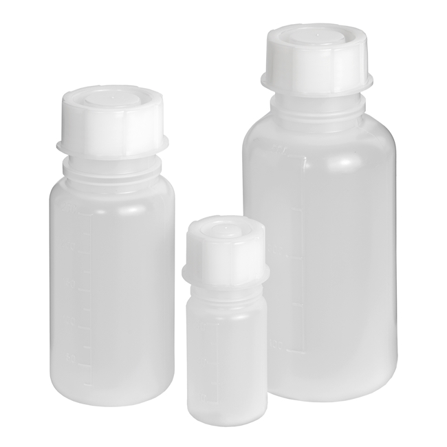 Wide-mouth bottle graduated (PE-LD), 50 ml
